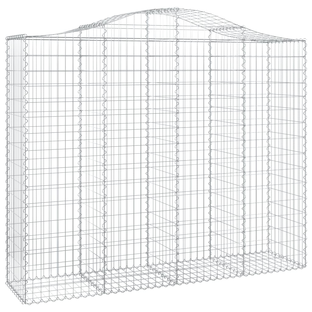 Kaarevat kivikorit 7 kpl 200x50x160/180 cm galvanoitu rauta - Sisustajankoti.fi
