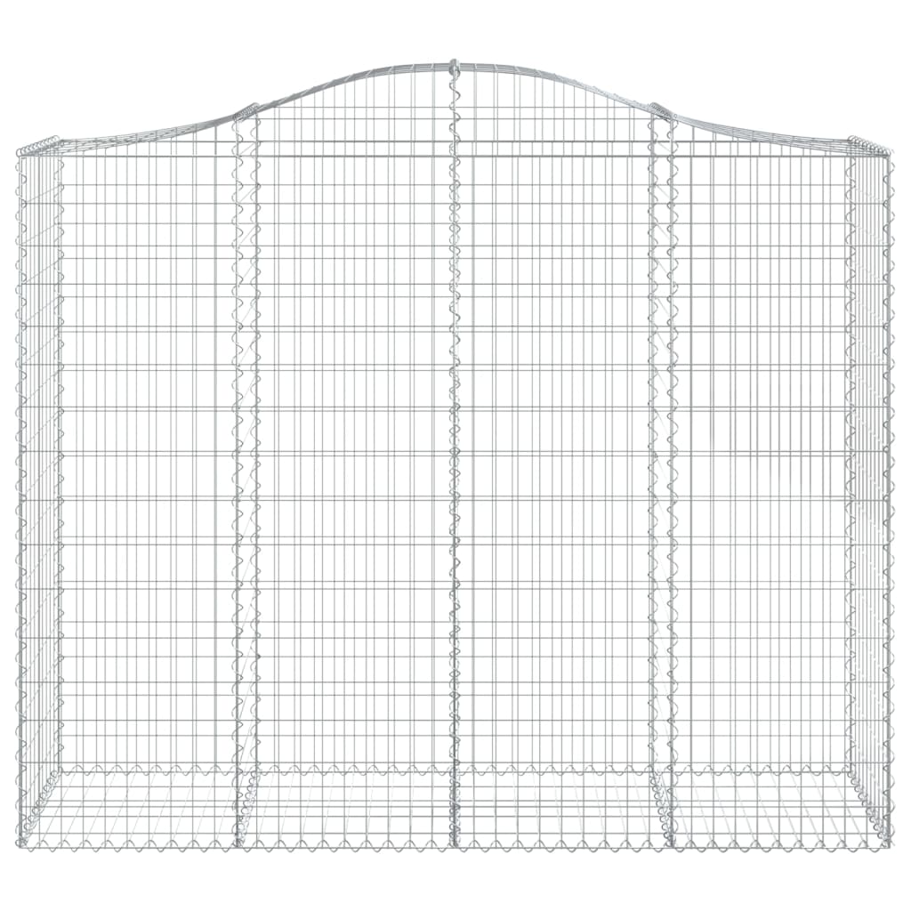 Kaarevat kivikorit 7 kpl 200x50x160/180 cm galvanoitu rauta - Sisustajankoti.fi