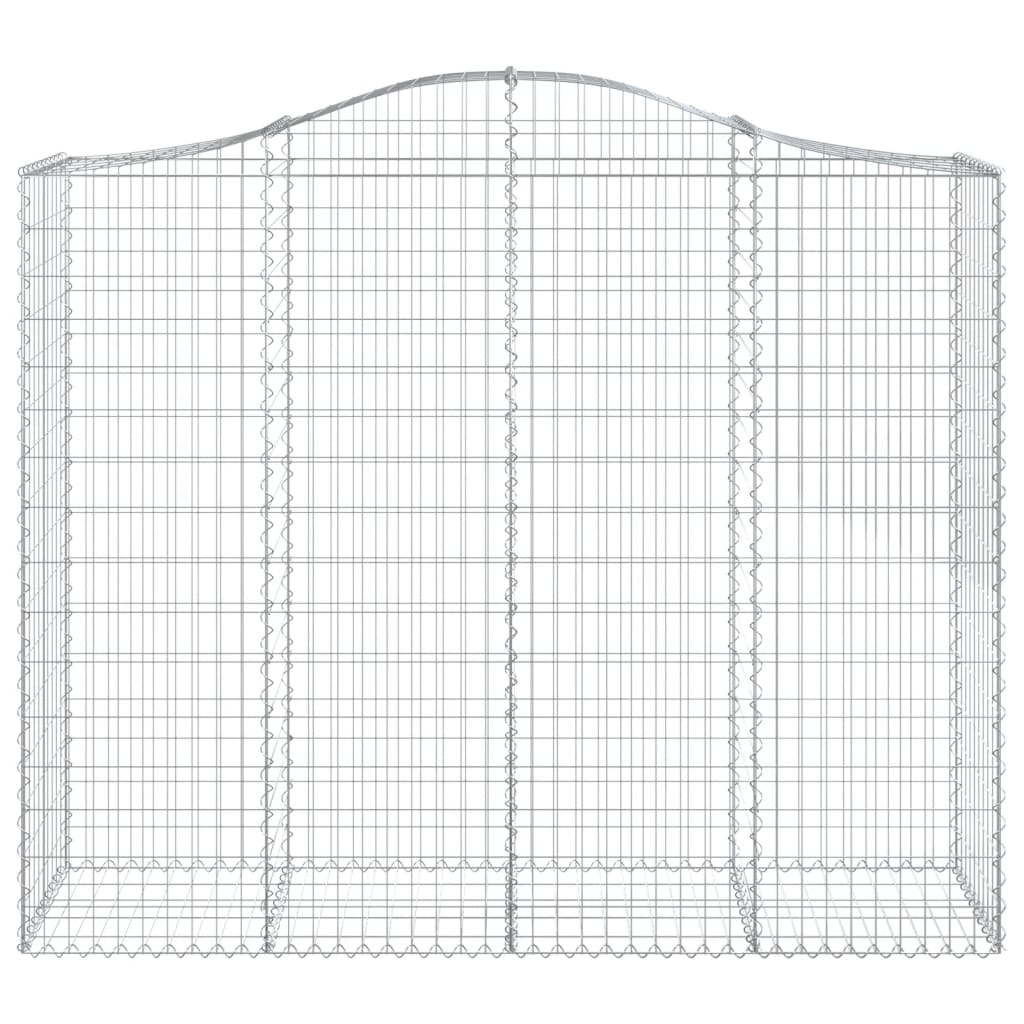 Kaarevat kivikorit 12 kpl 200x50x160/180 cm galvanoitu rauta - Sisustajankoti.fi