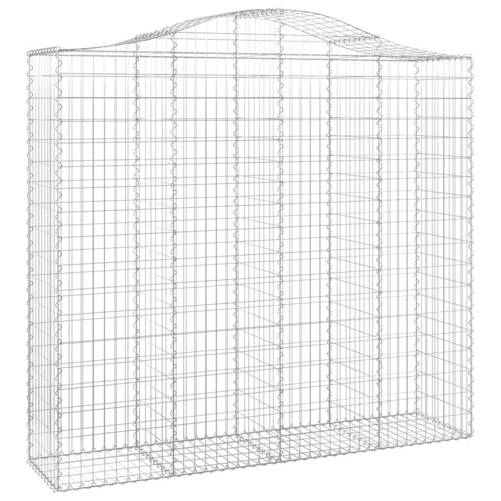Kaarevat kivikorit 5 kpl 200x50x180/200 cm galvanoitu rauta - Sisustajankoti.fi