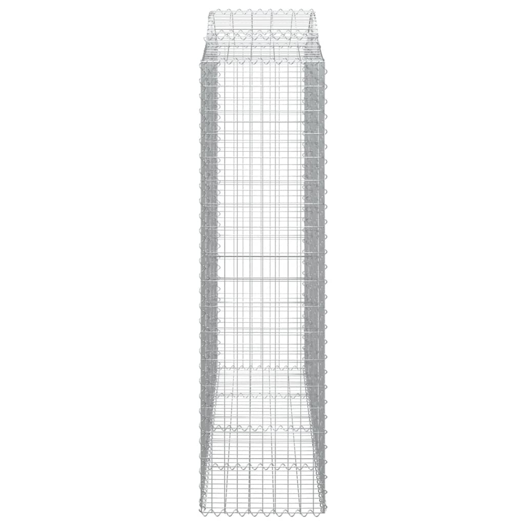 Kaarevat kivikorit 5 kpl 200x50x180/200 cm galvanoitu rauta - Sisustajankoti.fi