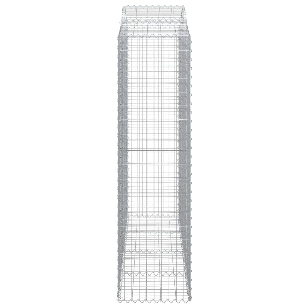 Kaarevat kivikorit 13 kpl 200x50x180/200 cm galvanoitu rauta - Sisustajankoti.fi