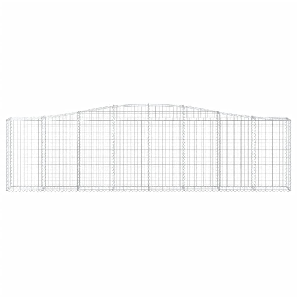 Kaarevat kivikorit 3 kpl 400x30x100/120 cm galvanoitu rauta - Sisustajankoti.fi