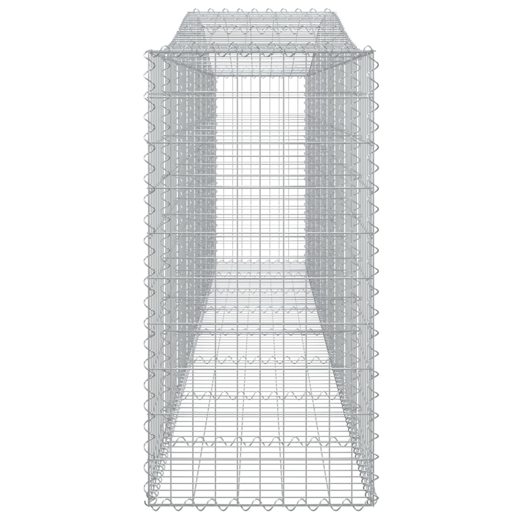 Kaarevat kivikorit 5 kpl 400x50x100/120 cm galvanoitu rauta - Sisustajankoti.fi