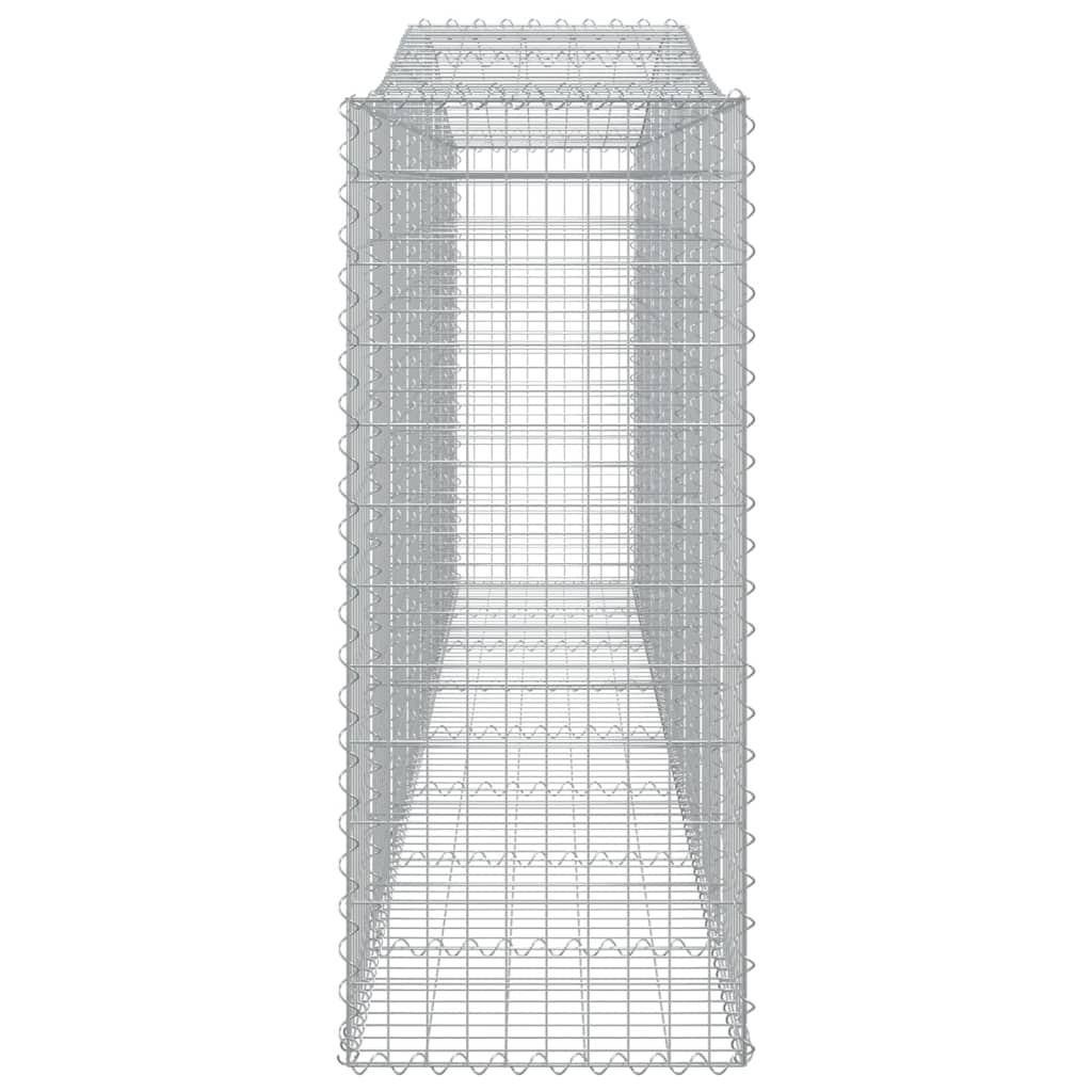 Kaarevat kivikorit 6 kpl 400x50x120/140 cm galvanoitu rauta - Sisustajankoti.fi