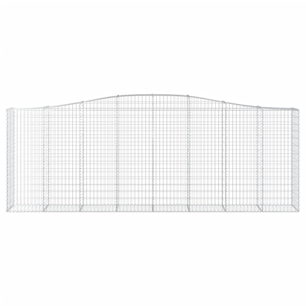 Kaarevat kivikorit 2 kpl 400x50x140/160 cm galvanoitu rauta - Sisustajankoti.fi