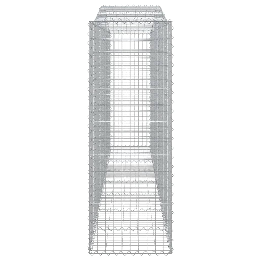 Kaarevat kivikorit 4 kpl 400x50x140/160 cm galvanoitu rauta - Sisustajankoti.fi