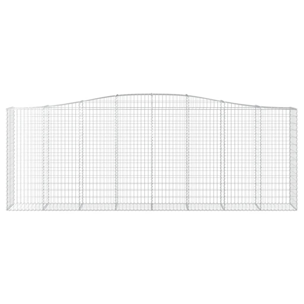 Kaarevat kivikorit 6 kpl 400x50x140/160 cm galvanoitu rauta - Sisustajankoti.fi