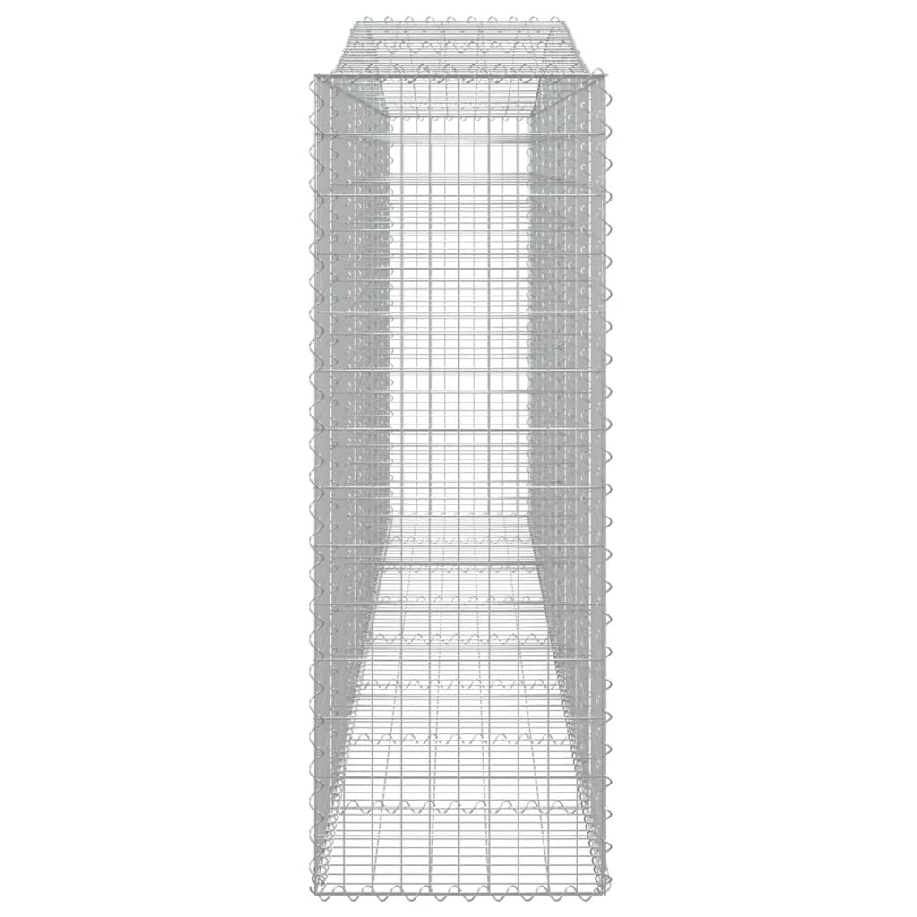 Kaarevat kivikorit 6 kpl 400x50x140/160 cm galvanoitu rauta - Sisustajankoti.fi
