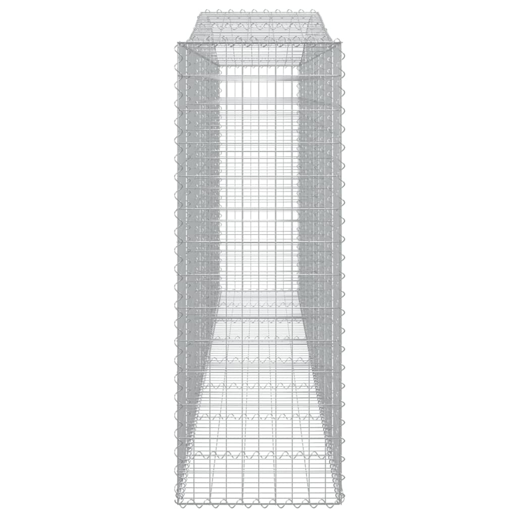 Kaarevat kivikorit 8 kpl 400x50x140/160 cm galvanoitu rauta - Sisustajankoti.fi