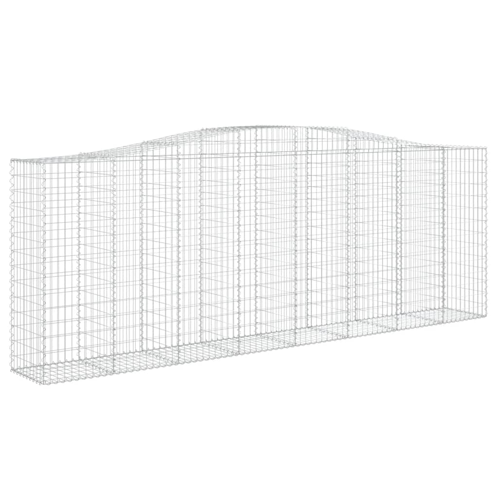 Kaarevat kivikorit 10 kpl 400x50x140/160 cm galvanoitu rauta - Sisustajankoti.fi