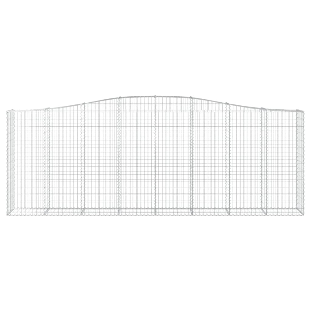 Kaarevat kivikorit 10 kpl 400x50x140/160 cm galvanoitu rauta - Sisustajankoti.fi
