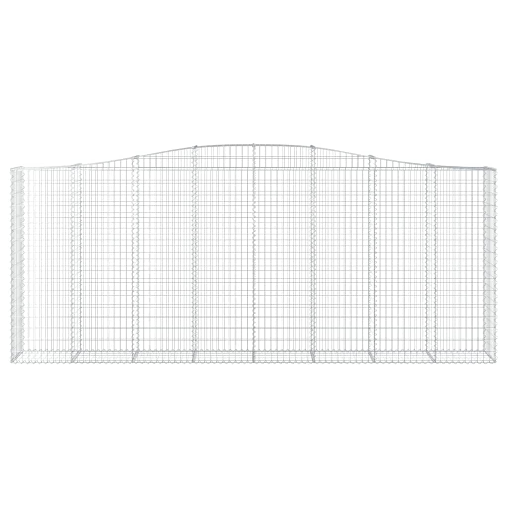 Kaarevat kivikorit 3 kpl 400x50x160/180 cm galvanoitu rauta - Sisustajankoti.fi