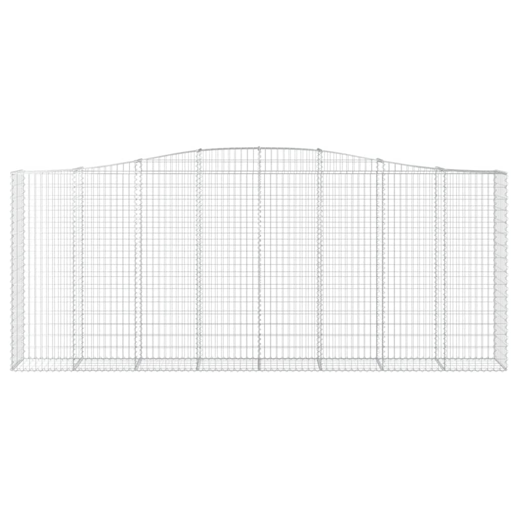 Kaarevat kivikorit 5 kpl 400x50x160/180 cm galvanoitu rauta - Sisustajankoti.fi
