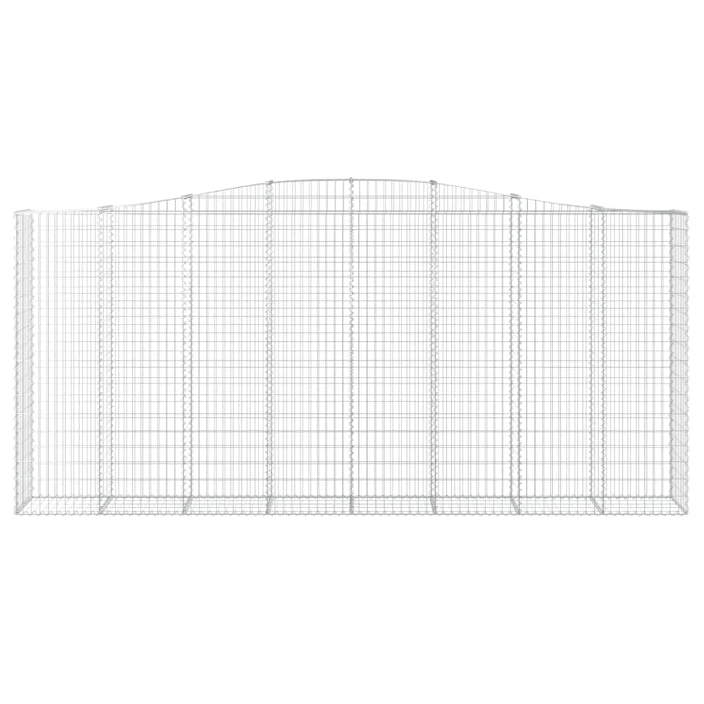 Kaarevat kivikorit 3 kpl 400x50x180/200 cm galvanoitu rauta - Sisustajankoti.fi
