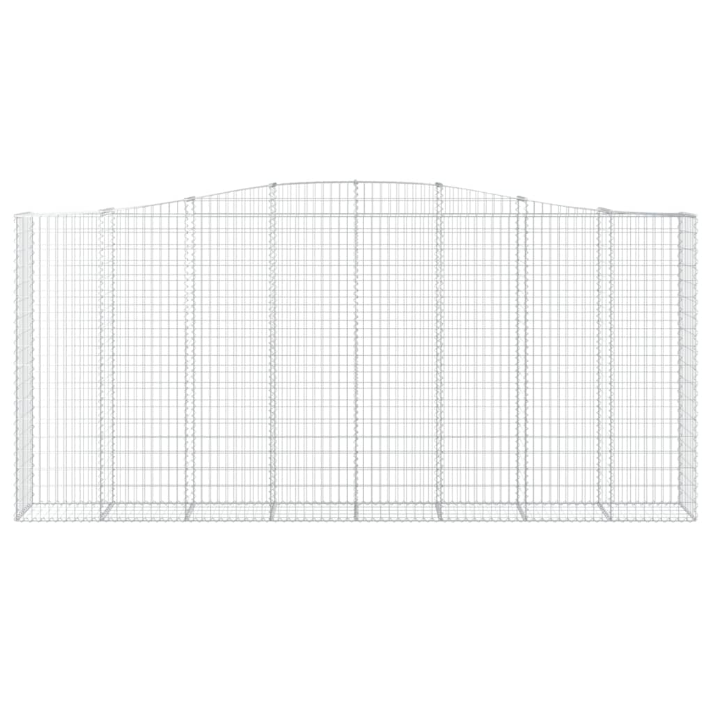 Kaarevat kivikorit 5 kpl 400x50x180/200 cm galvanoitu rauta - Sisustajankoti.fi