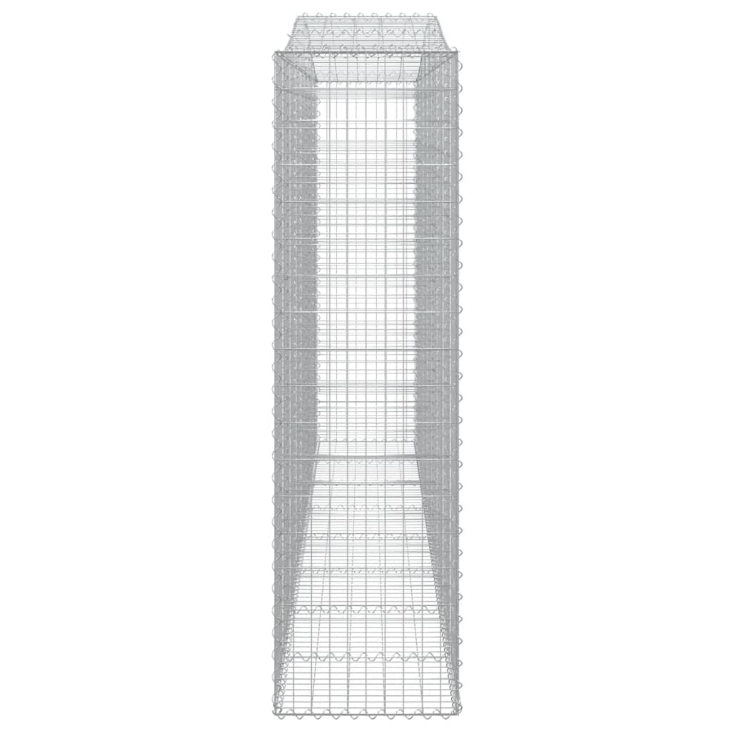 Kaarevat kivikorit 5 kpl 400x50x180/200 cm galvanoitu rauta - Sisustajankoti.fi