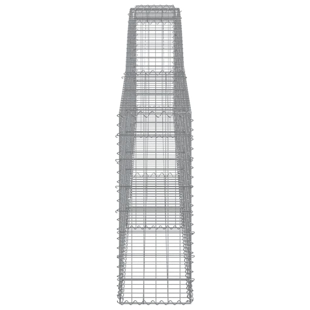 Kaarevat kivikorit 20 kpl 400x30x80/100 cm galvanoitu rauta - Sisustajankoti.fi