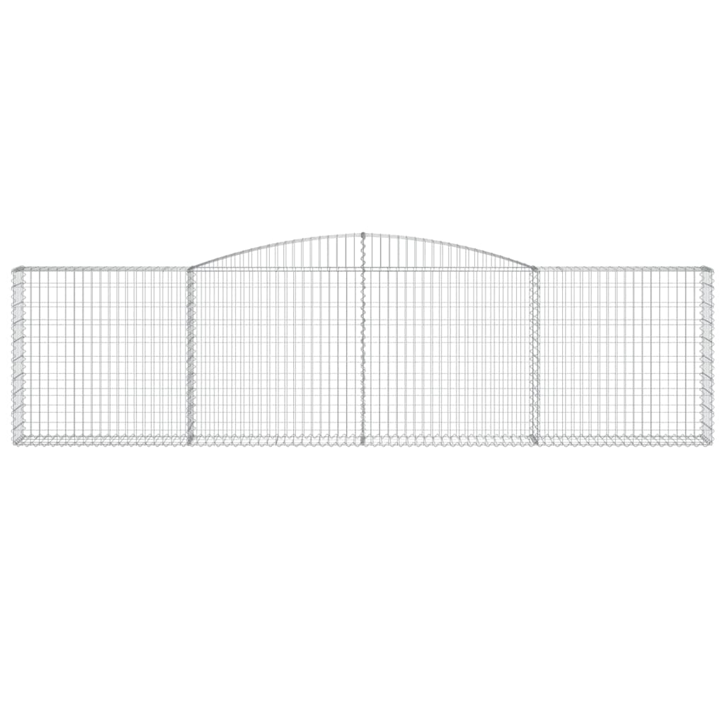Kaarevat kivikorit 10 kpl 400x30x100/120 cm galvanoitu rauta - Sisustajankoti.fi