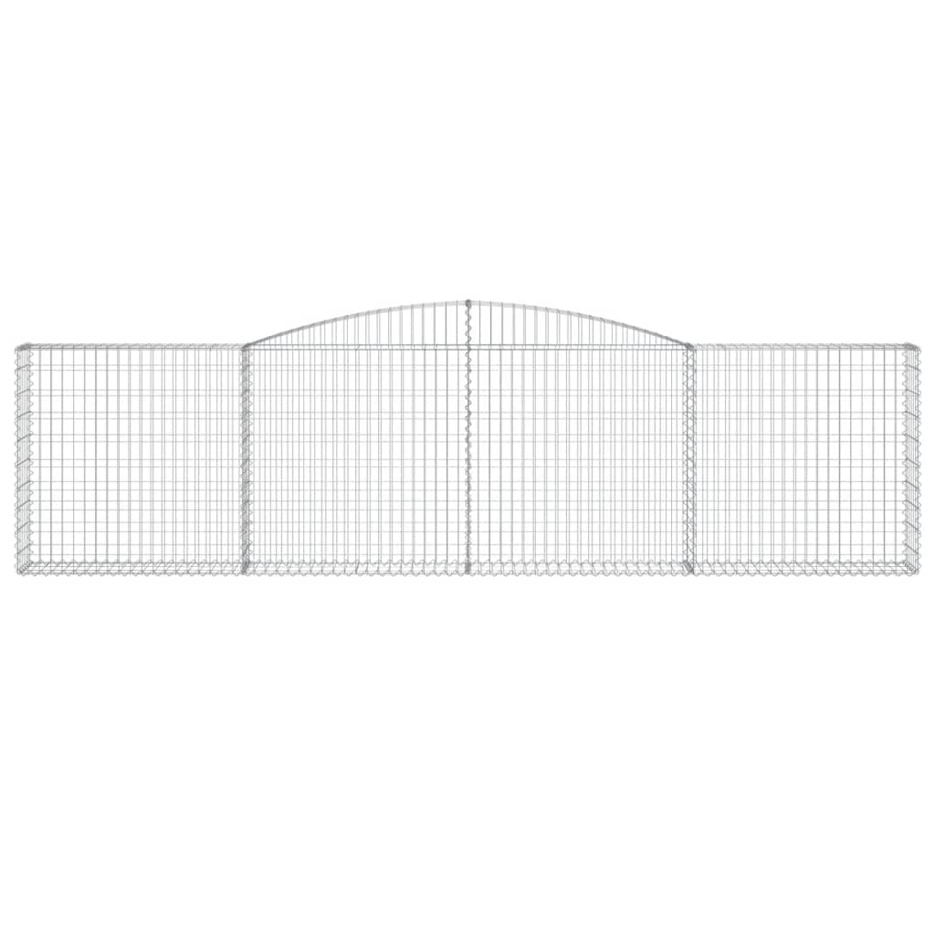 Kaarevat kivikorit 20 kpl 400x30x100/120 cm galvanoitu rauta - Sisustajankoti.fi