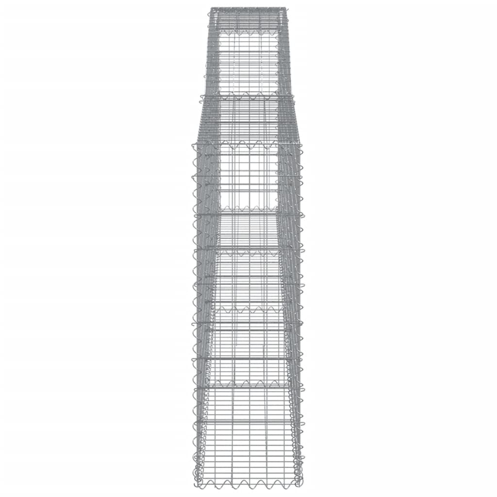 Kaarevat kivikorit 20 kpl 400x30x100/120 cm galvanoitu rauta - Sisustajankoti.fi