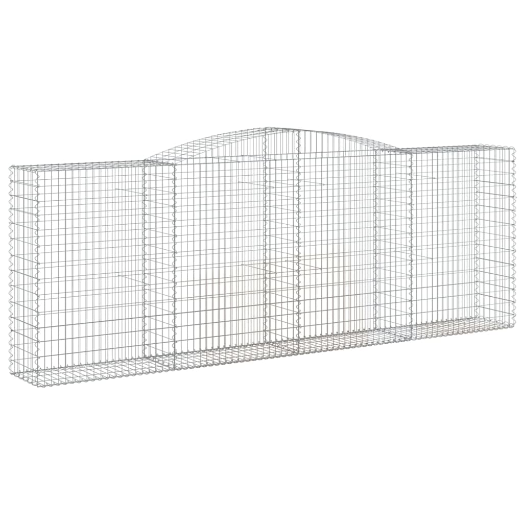 Kaarevat kivikorit 3 kpl 400x50x140/160 cm galvanoitu rauta - Sisustajankoti.fi