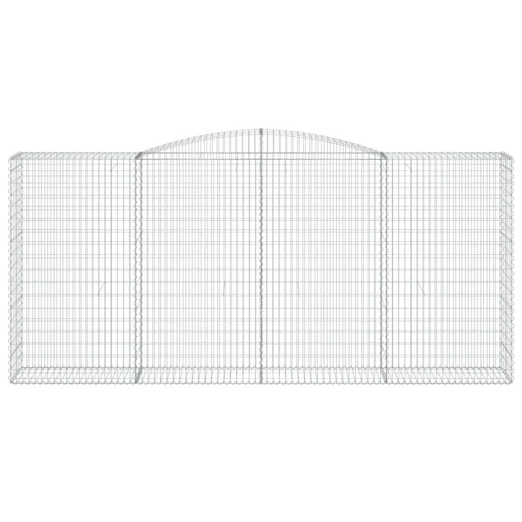 Kaarevat kivikorit 2 kpl 400x50x180/200 cm galvanoitu rauta - Sisustajankoti.fi