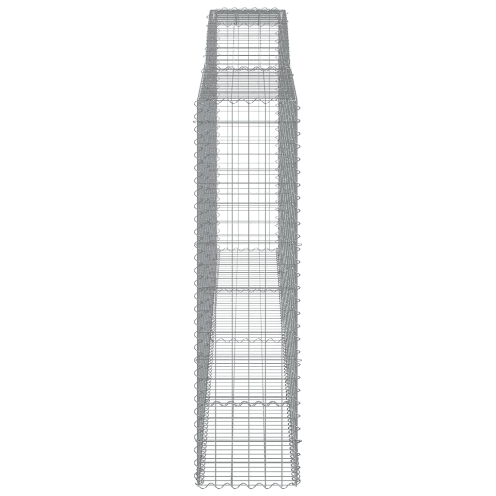 Kaarevat kivikorit 2 kpl 400x50x180/200 cm galvanoitu rauta - Sisustajankoti.fi