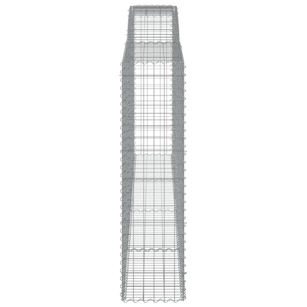 Kaarevat kivikorit 7 kpl 400x50x180/200 cm galvanoitu rauta - Sisustajankoti.fi