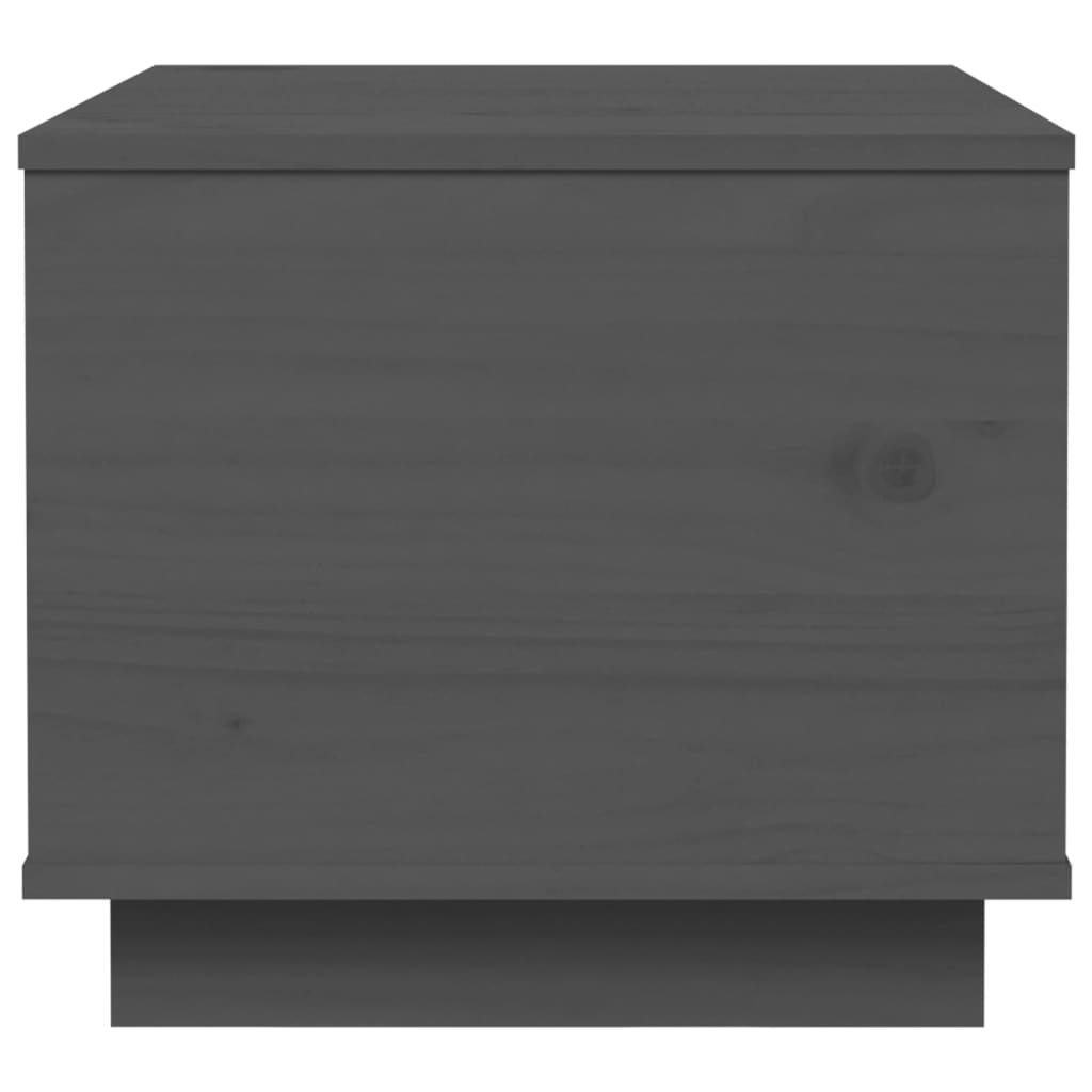 Sohvapöytä harmaa 40x50x35 cm täysi mänty - Sisustajankoti.fi