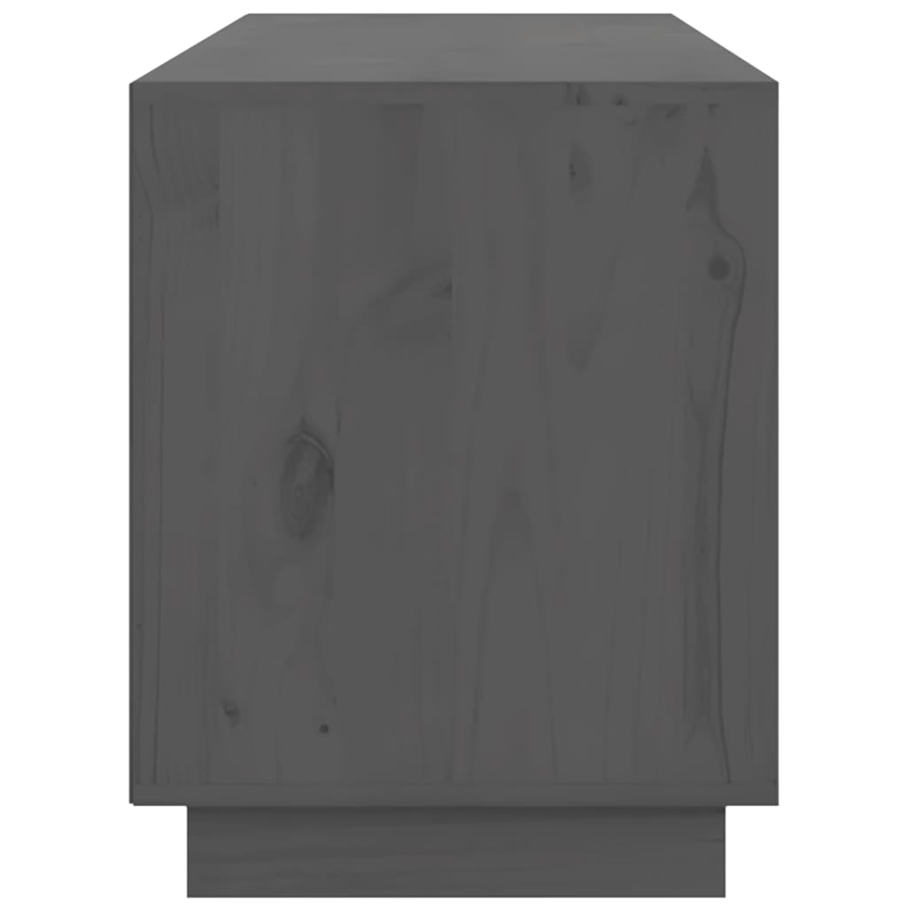 TV-taso harmaa 176x37x47,5 cm täysi mänty - Sisustajankoti.fi