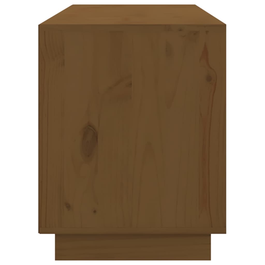 TV-taso hunajanruskea 176x37x47,5 cm täysi mänty - Sisustajankoti.fi