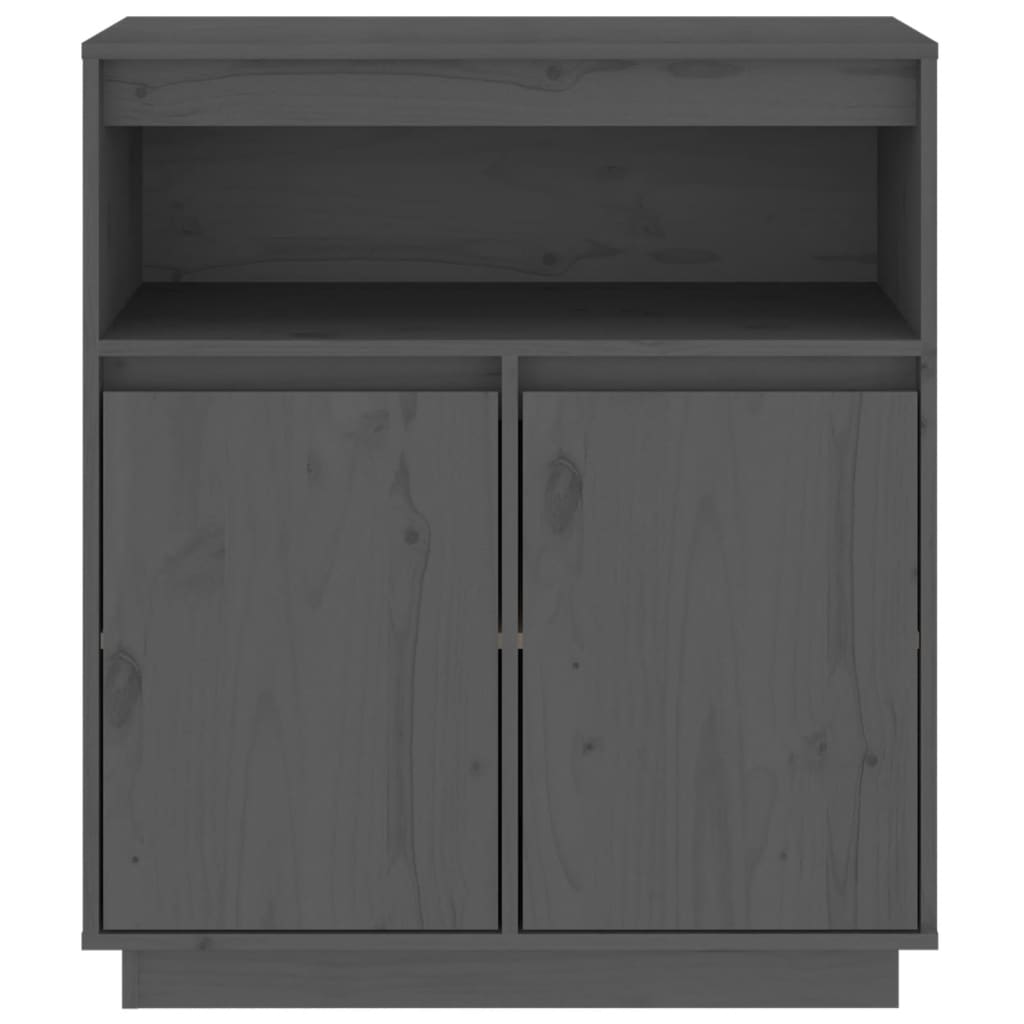 Senkki harmaa 70x34x80 cm täysi mänty - Sisustajankoti.fi