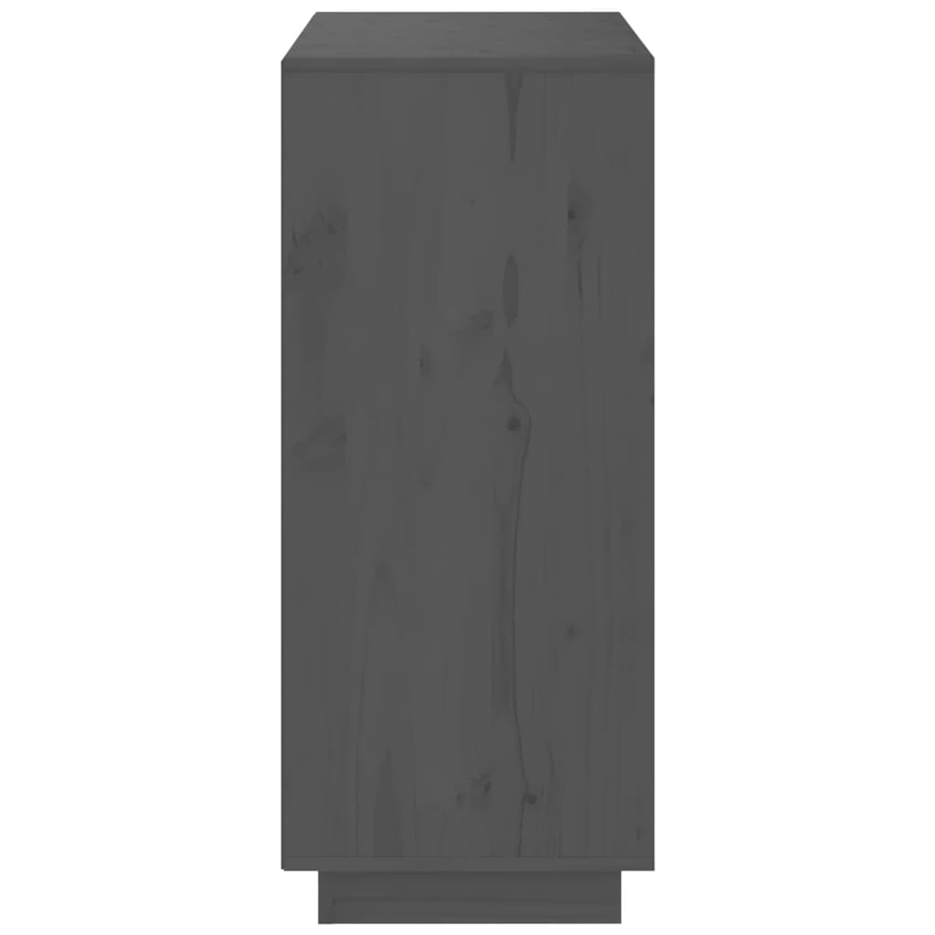 Senkki harmaa 70x34x80 cm täysi mänty - Sisustajankoti.fi