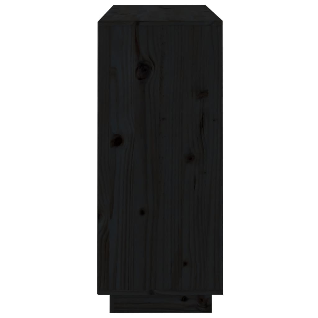 Senkki musta 104,5x34x80 cm täysi mänty - Sisustajankoti.fi