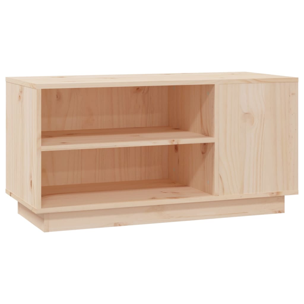 TV-taso 80x35x40,5 cm täysi mänty - Sisustajankoti.fi