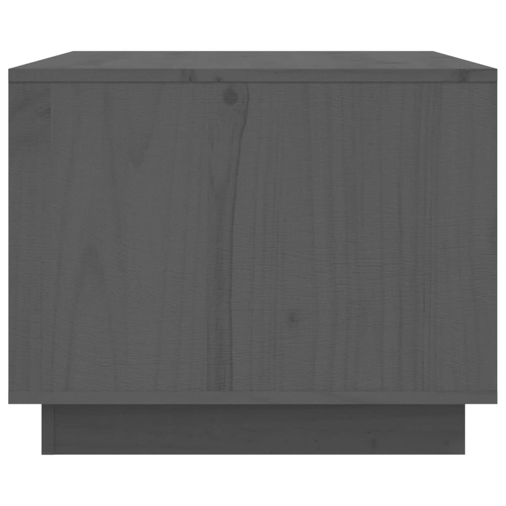 Sohvapöytä harmaa 80x50x40 cm täysi mänty - Sisustajankoti.fi