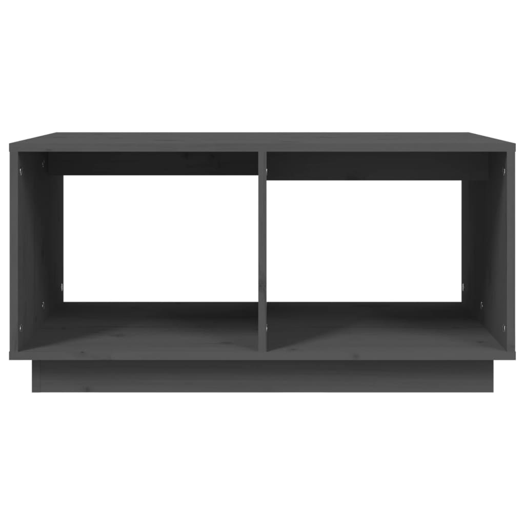 Sohvapöytä harmaa 80x50x40 cm täysi mänty - Sisustajankoti.fi