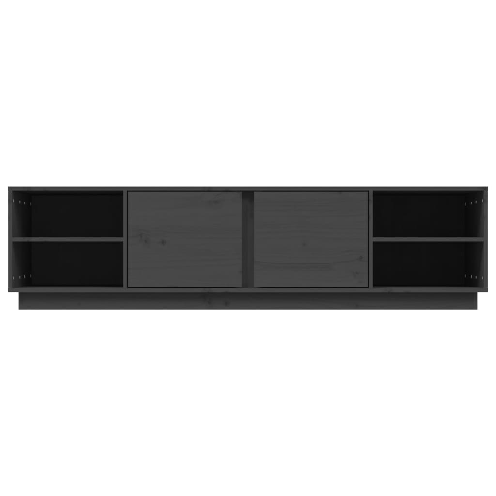 TV-taso harmaa 156x40x40 cm täysi mänty - Sisustajankoti.fi