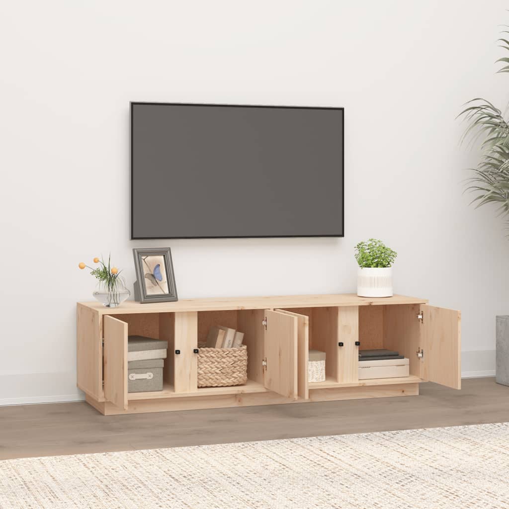 TV-taso 140x40x40 cm täysi mänty - Sisustajankoti.fi