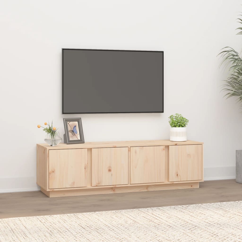 TV-taso 140x40x40 cm täysi mänty - Sisustajankoti.fi