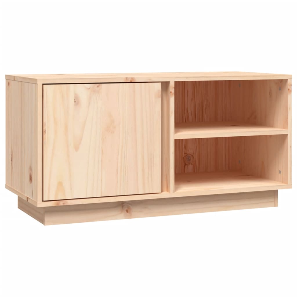 TV-taso 80x35x40,5 cm täysi mänty - Sisustajankoti.fi