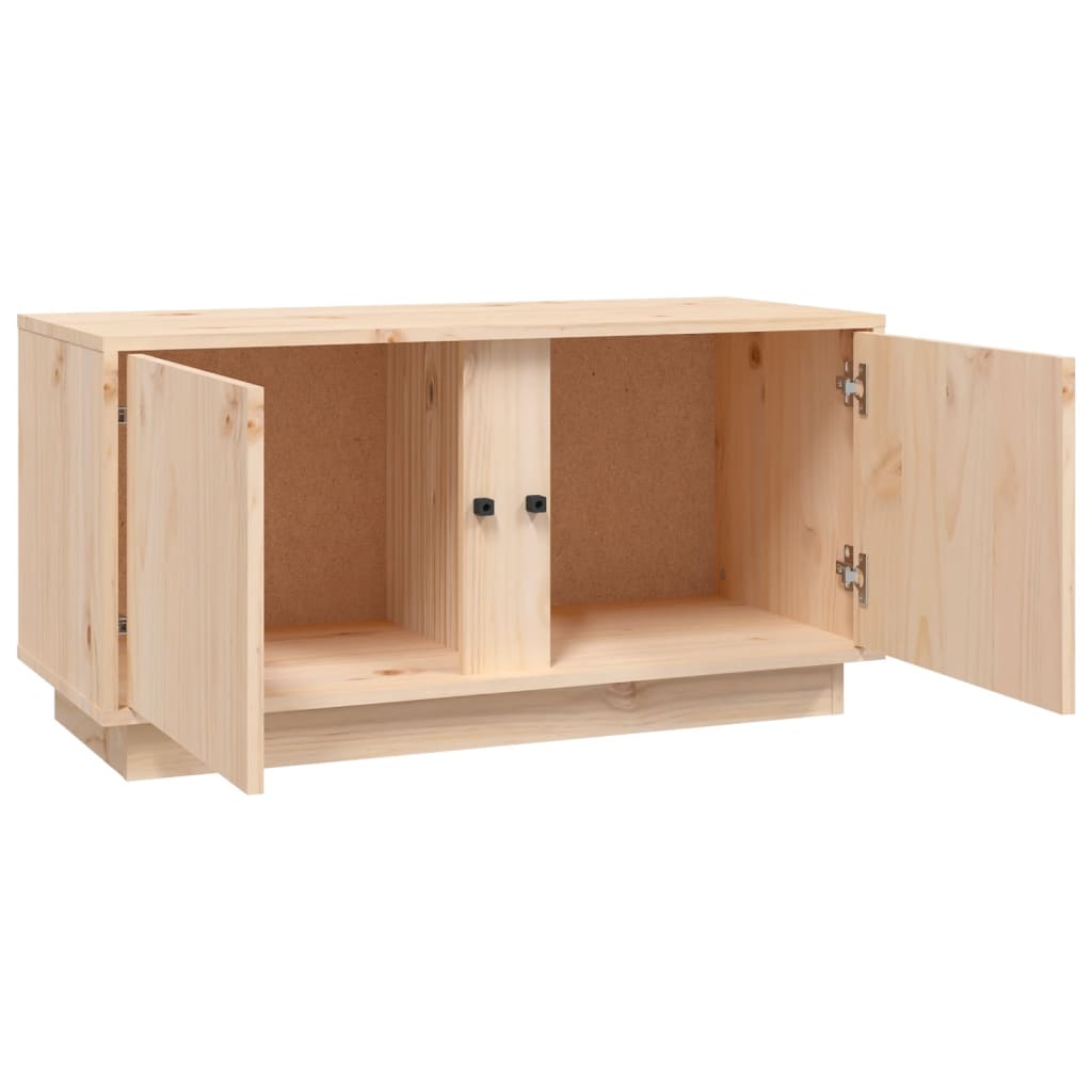 TV-taso 80x35x40,5 cm täysi mänty - Sisustajankoti.fi