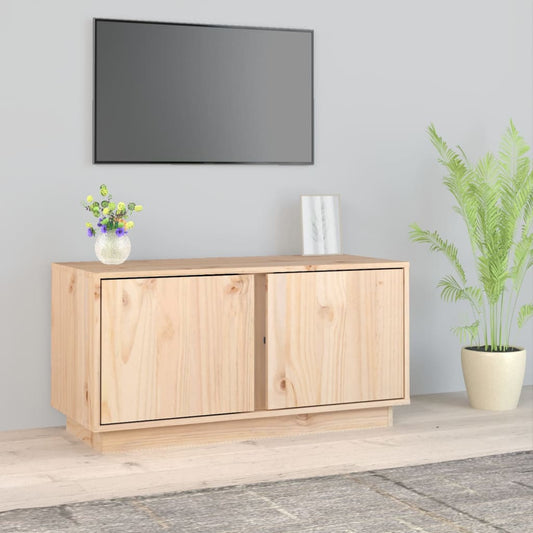 TV-taso 80x35x40,5 cm täysi mänty - Sisustajankoti.fi