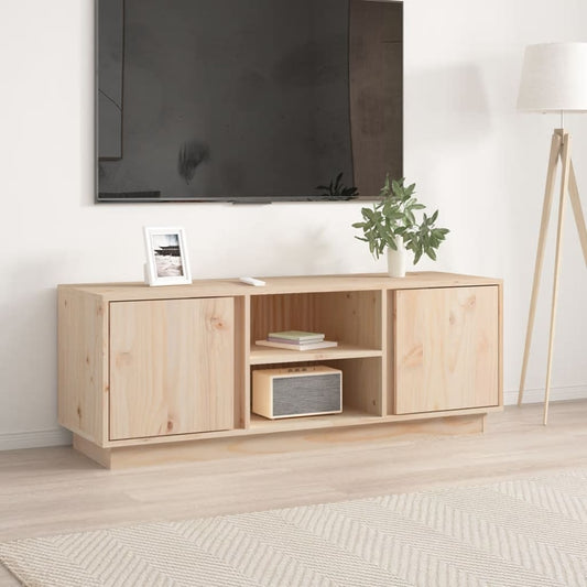 TV-taso 110x35x40,5 cm täysi mänty - Sisustajankoti.fi