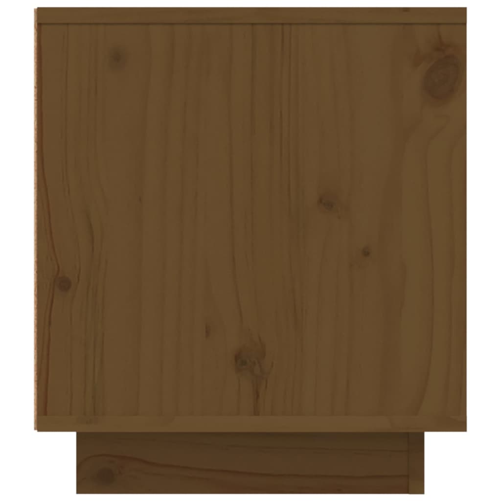 TV-taso hunajanruskea 110x35x40,5 cm täysi mänty - Sisustajankoti.fi