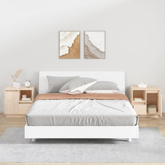 Yöpöydät 2 kpl 50x34x50 cm täysi mänty - Sisustajankoti.fi
