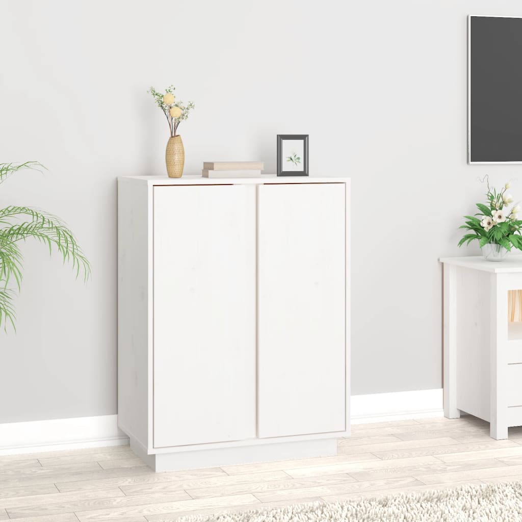 Senkki valkoinen 60x35x80 cm täysi mänty - Sisustajankoti.fi