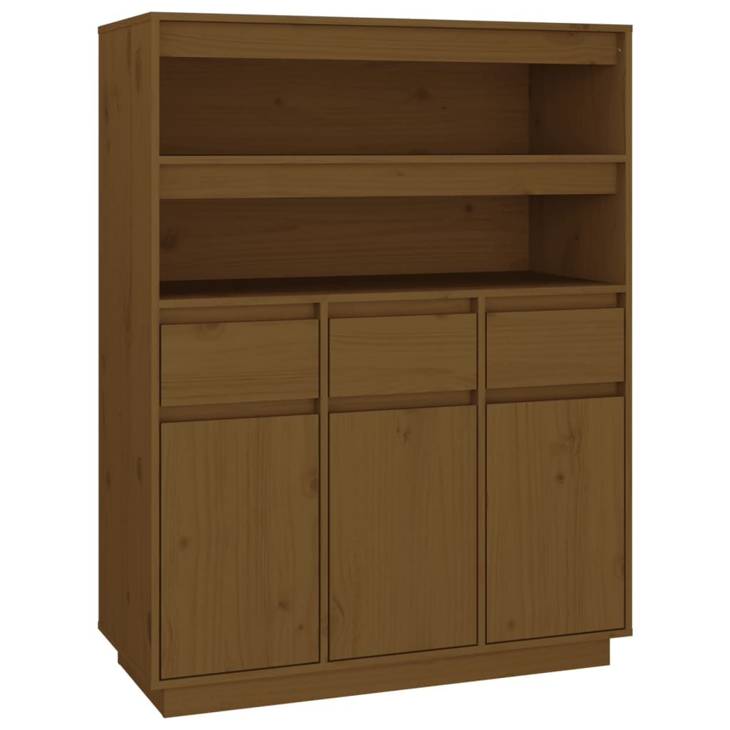 Kaappi hunajanruskea 89x40x116,5 cm täysi mänty - Sisustajankoti.fi