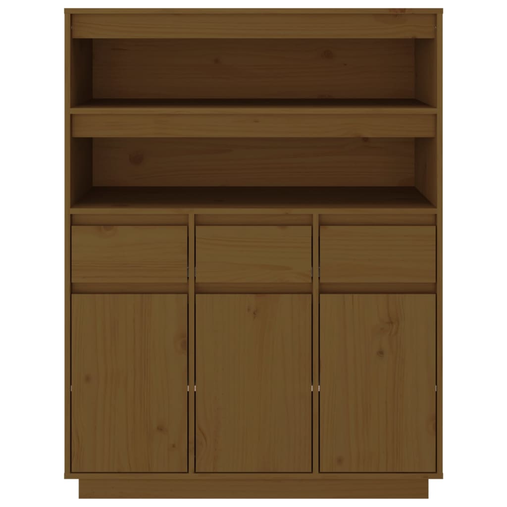 Kaappi hunajanruskea 89x40x116,5 cm täysi mänty - Sisustajankoti.fi